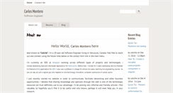 Desktop Screenshot of carlos-montero.com