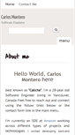 Mobile Screenshot of carlos-montero.com