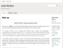 Tablet Screenshot of carlos-montero.com